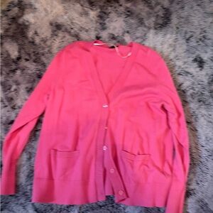 Torrid Vibrant Pink Cardigan Sweater